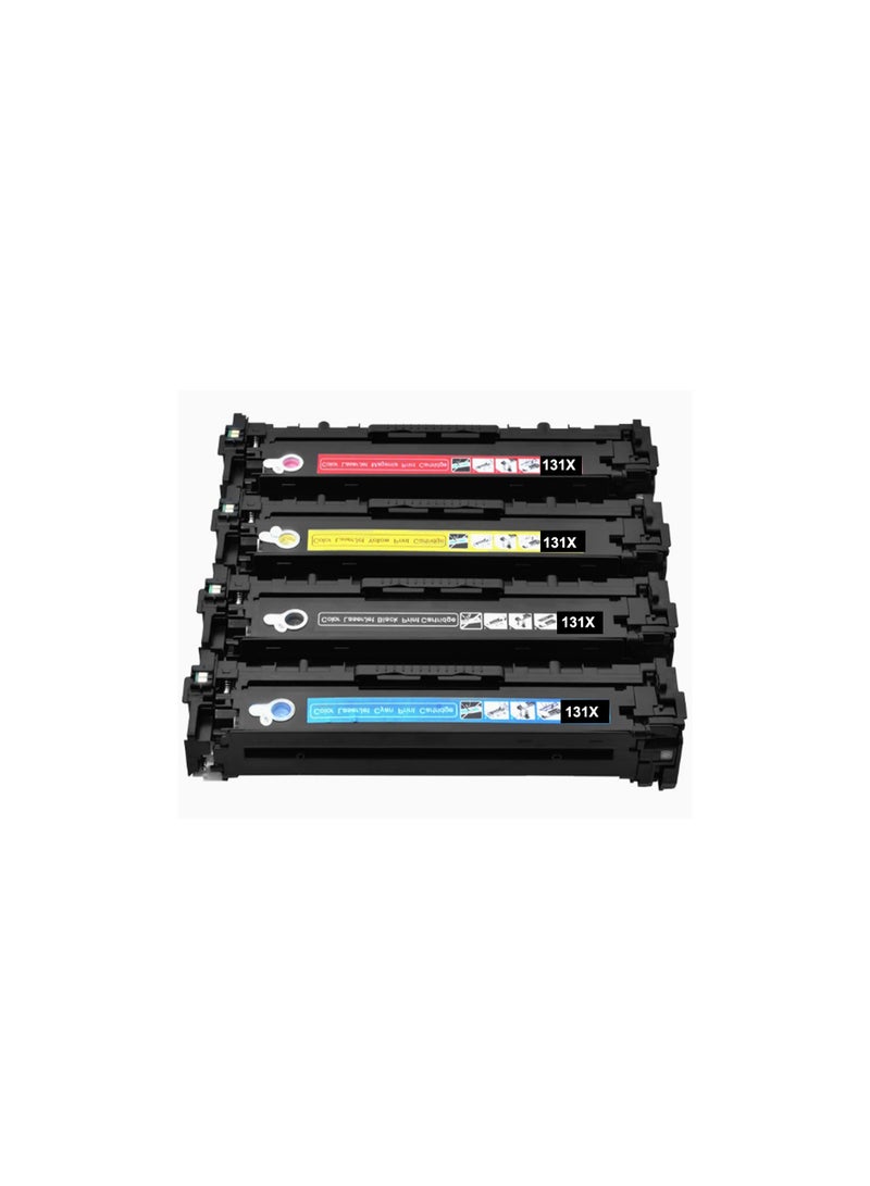 131X Compatible Toner  Replacement for Pro 200 color Series M251n M251nw,Pro 200 color MFP Series M276n M276nw  4PK - Image 1